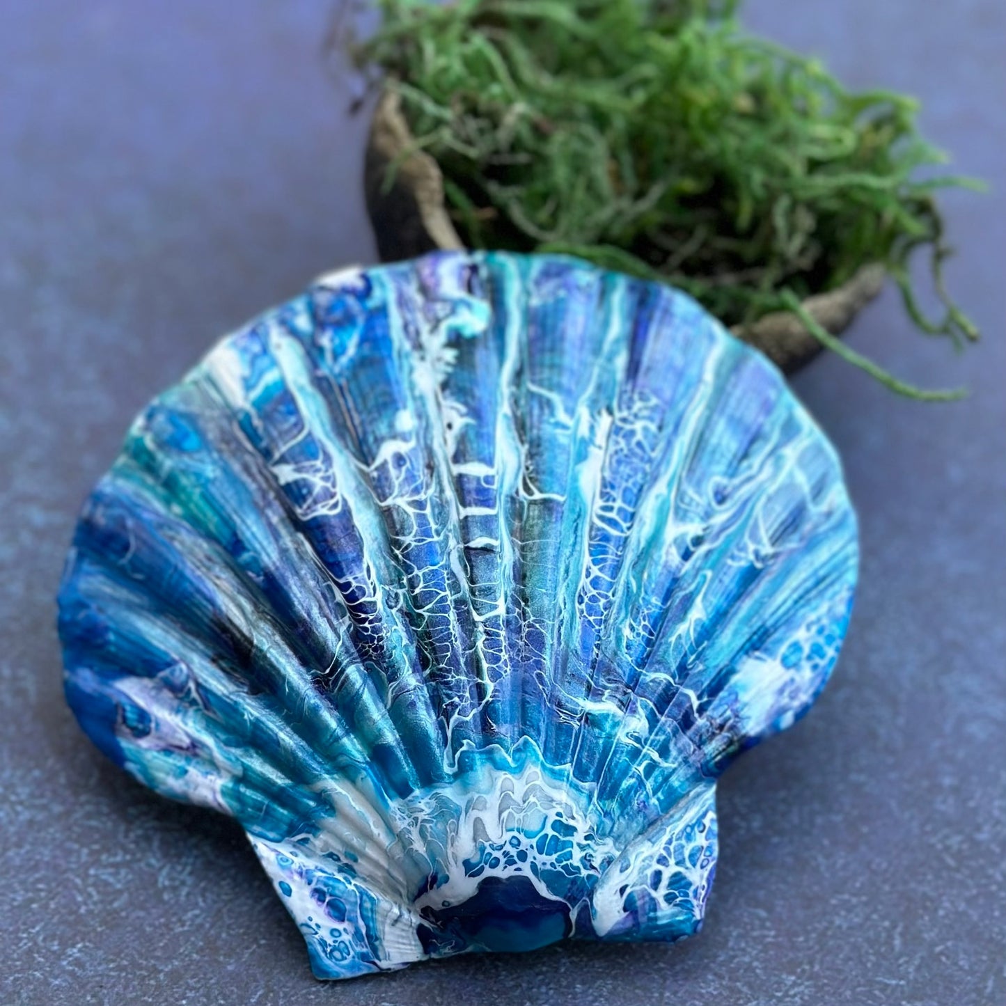 Hand-Painted Decorative Shells