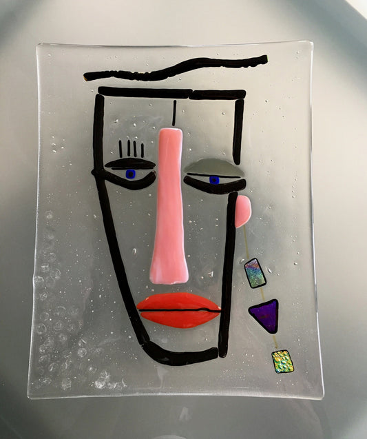 Face It Abstract Acrylic Artwork