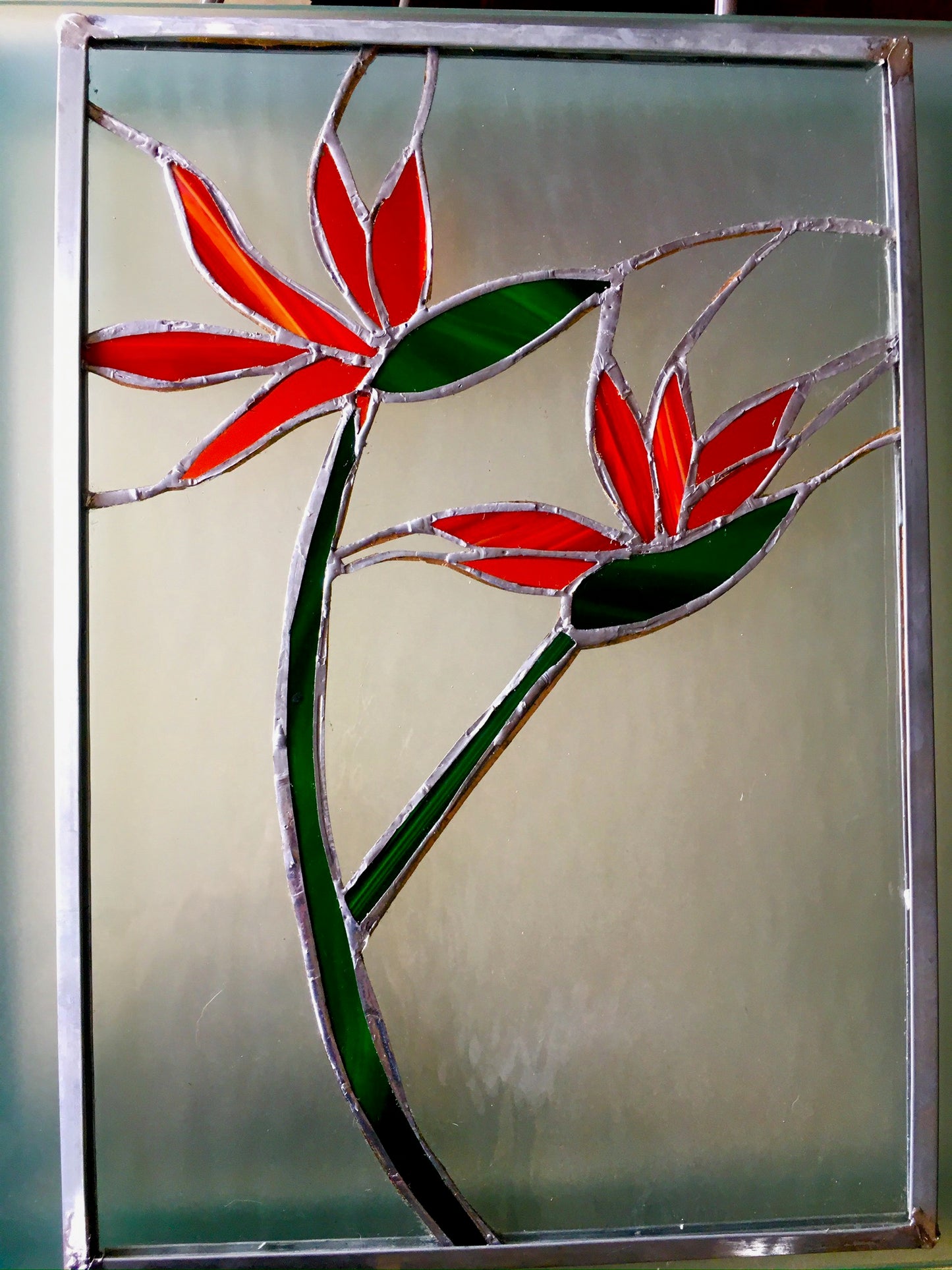 Paradise Birds Stained Glass