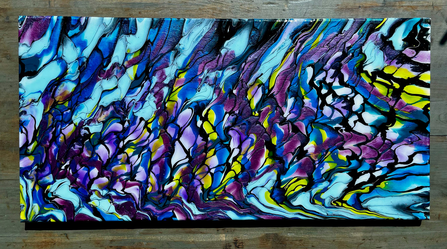 Bougainvillea Acrylic Abstract Original Painting