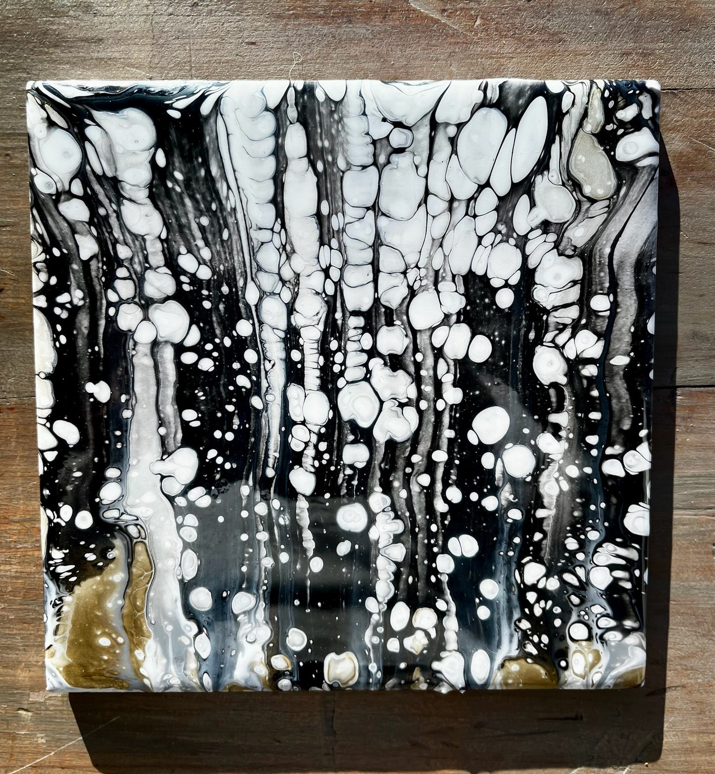 Winter Acrylic Abstract Tiles
