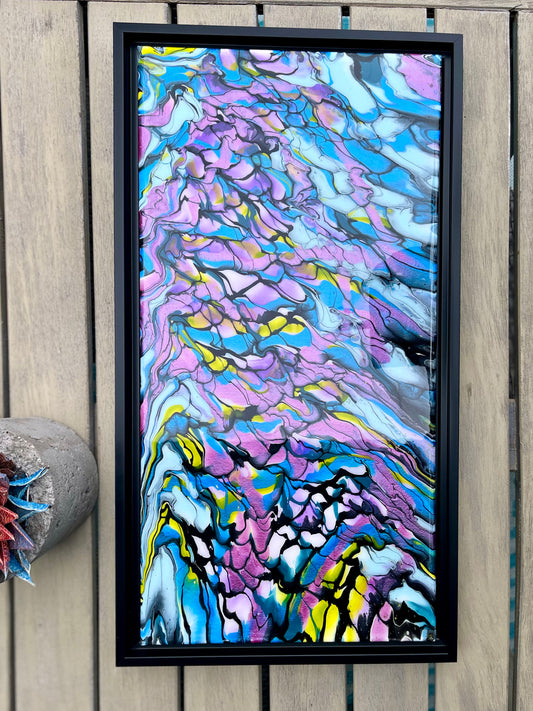 Bougainvillea Acrylic Abstract Original Painting