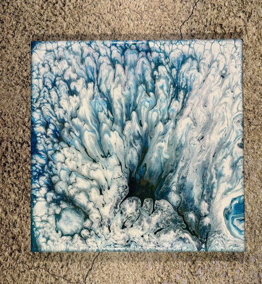 Avalanche Original Acrylic Abstract Painting on Canvas