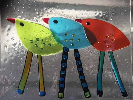 Three Chicks Acrylic Art